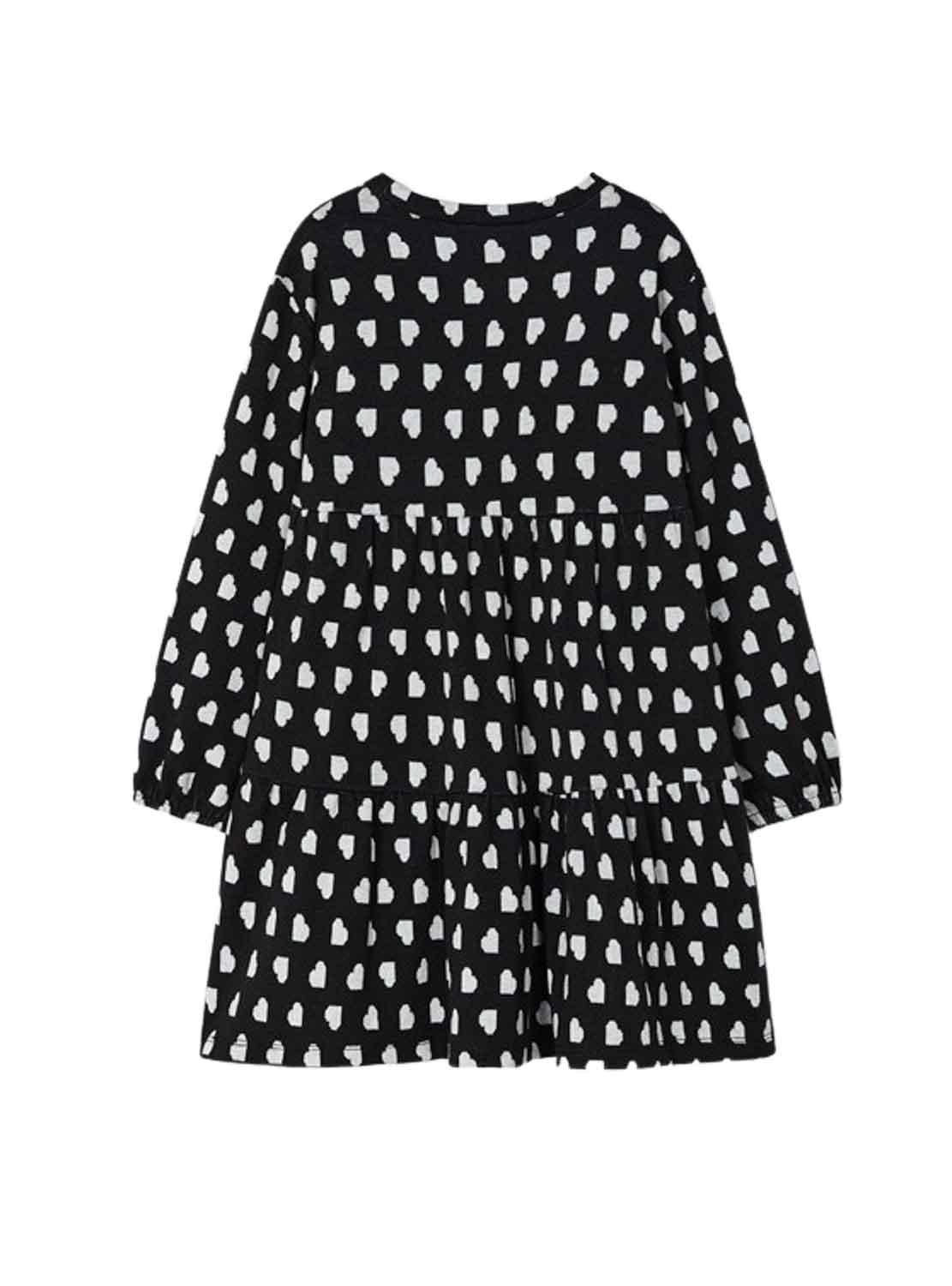 Vestito Mayoral Borsa Nero per Bambina