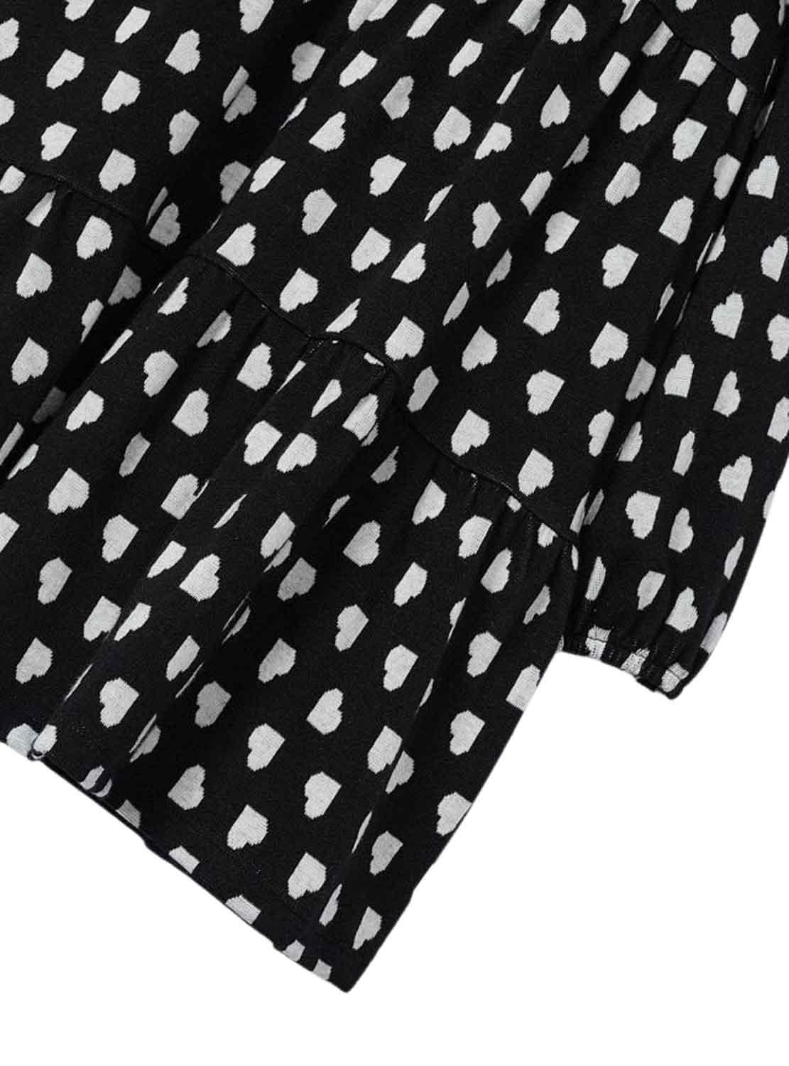 Vestito Mayoral Borsa Nero per Bambina