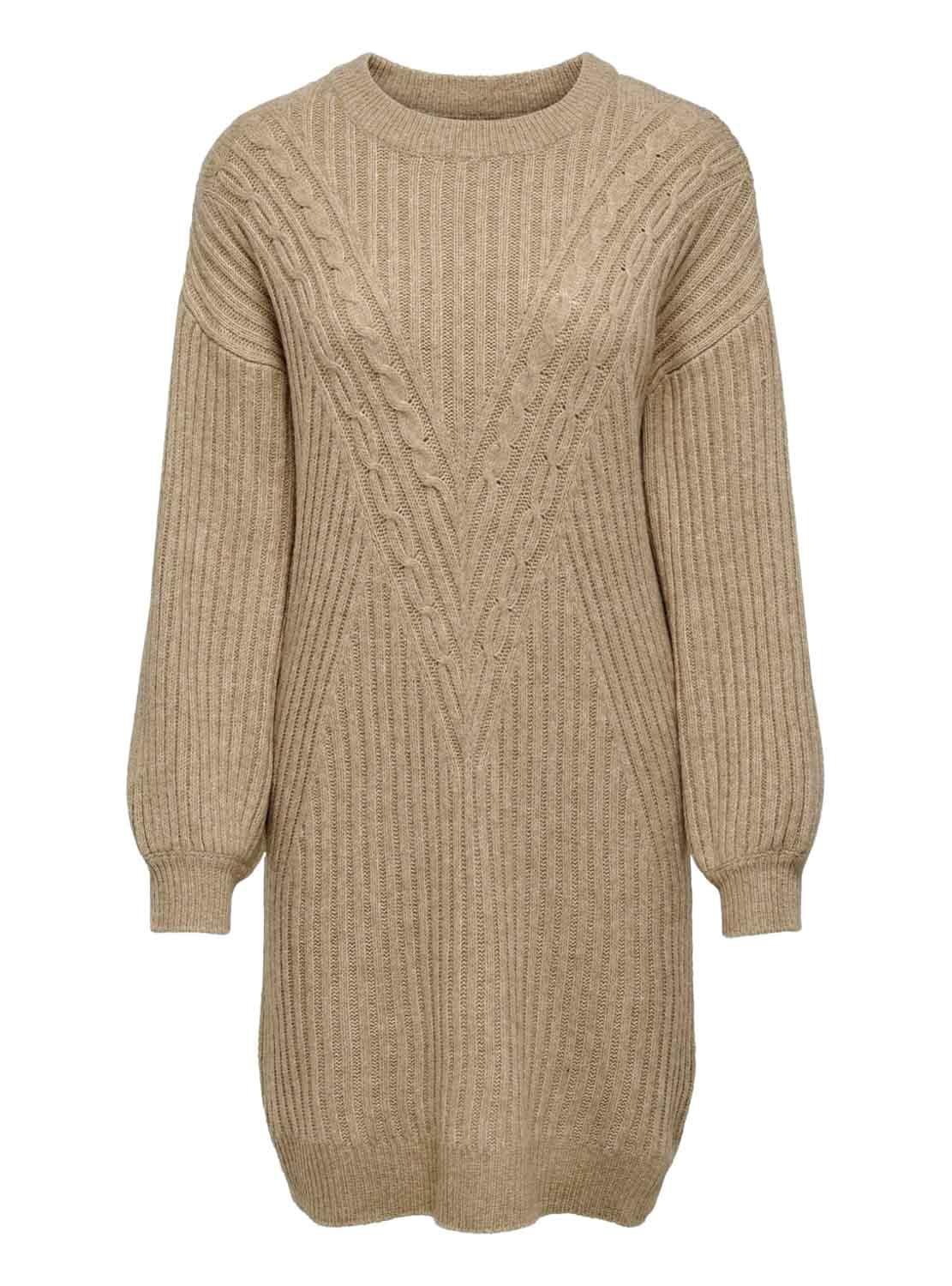 Vestito Only Lallie Marrone per Donna