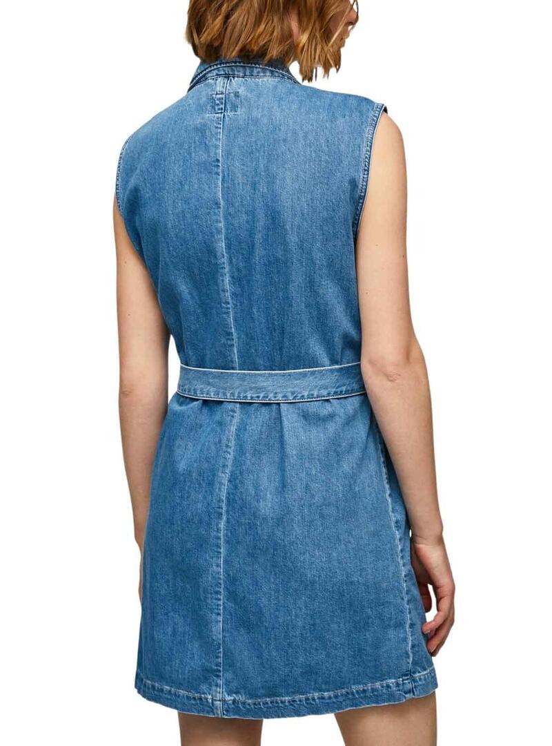 Vestito Pepe Jeans Carmen Blu per Donna