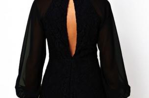 VESTITO SHERRI - NERO