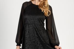 VESTITO SHERRI - NERO
