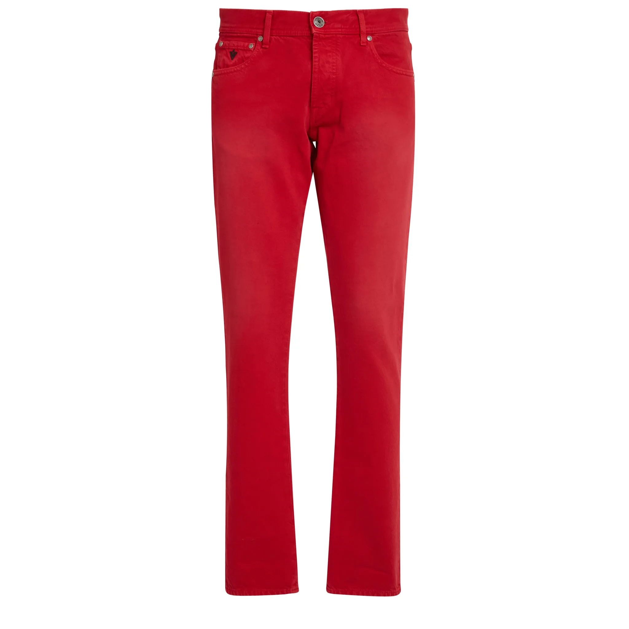 VICTORY GATE  Jeans in denim rosso