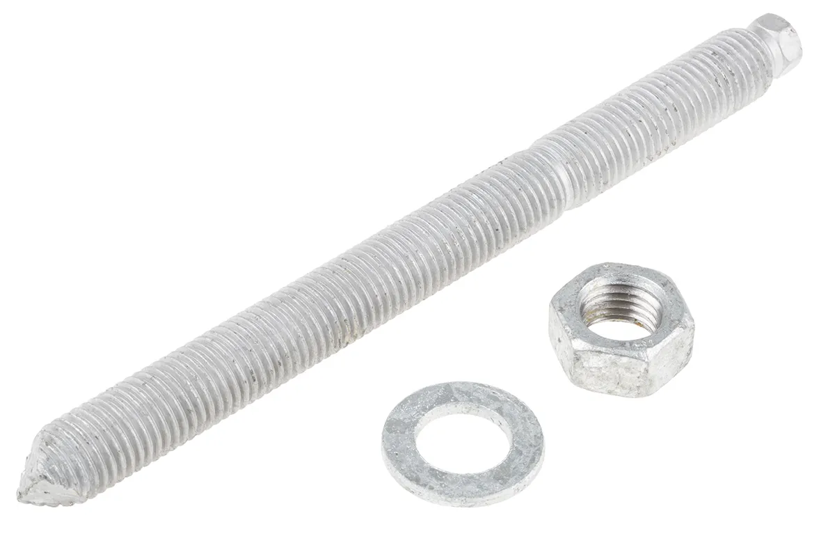 Vite per ancoraggio RS PRO in Acciaio al carbonio M16, Ø 18mm x 190mm