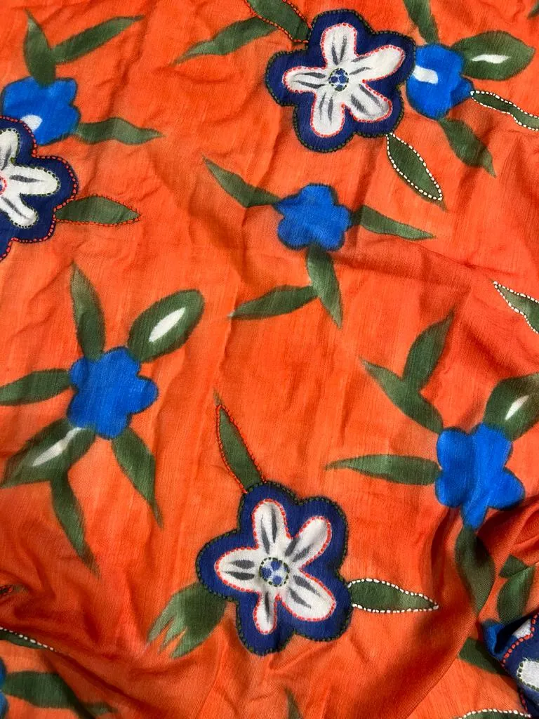 W2-Ibisco Sciarpa 2088 Arancio  
