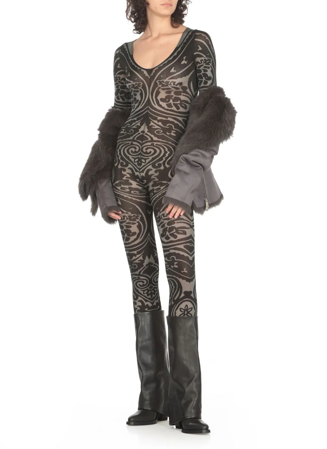    Wolford     Tuta Paisley Tattoo     