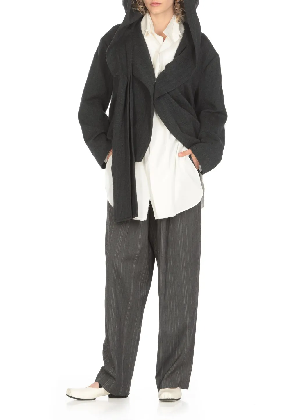     Yohji Yamamoto     Pantaloni in lana     