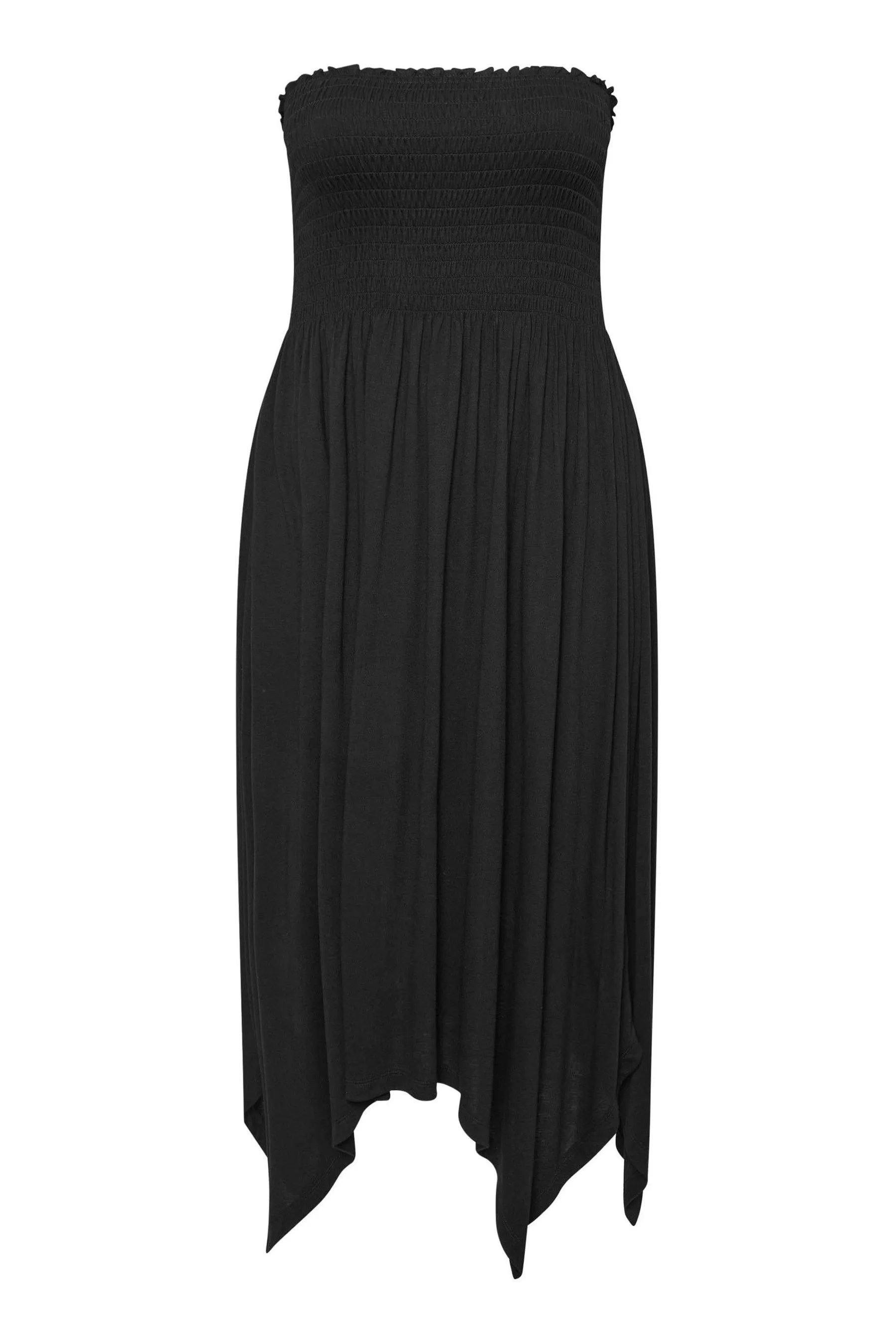 Yours Curve - Abito midi a fascia con arricciature