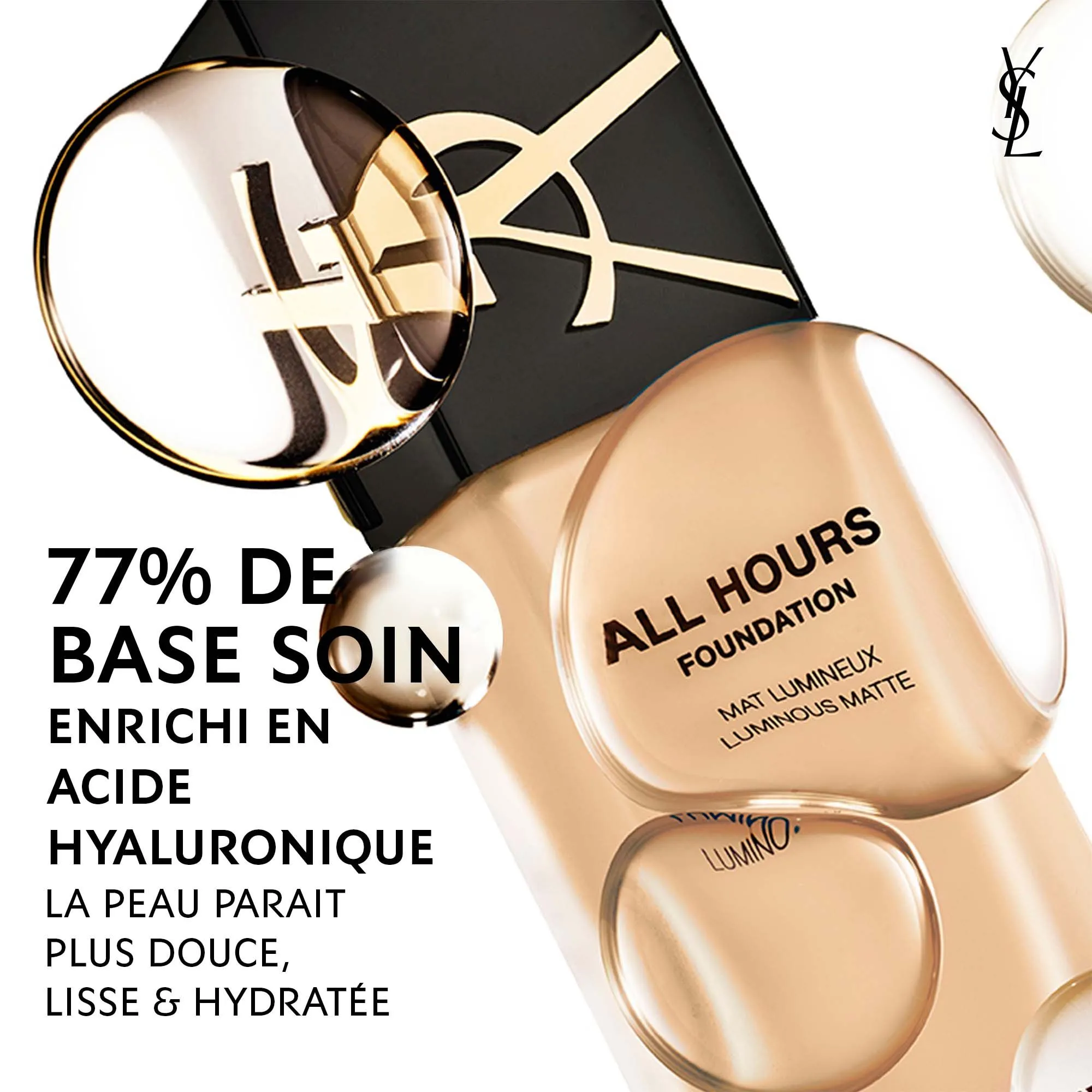  YVES SAINT LAURENT   FONDOTINTA MAT ILLUMINANTE 24H* AD ALTA COPRENZA |  - DW4