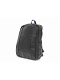 Zaino Bikkembergs SQUARED BACKPACK NEW MATCH in ecopelle e tessuto nero