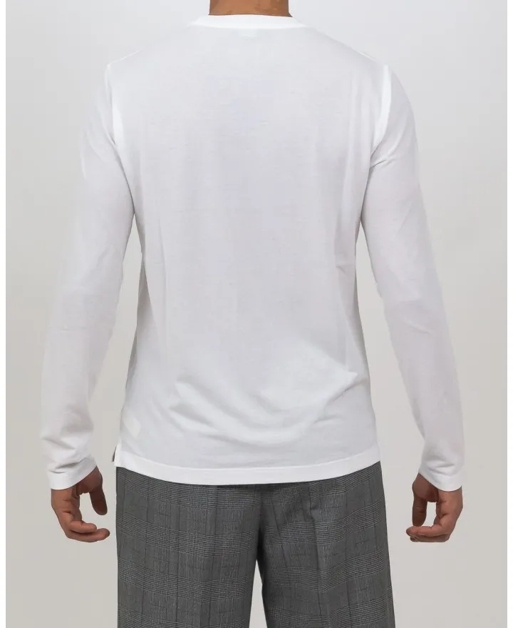 Zanone - T-shirt Sottogiacca Manica Lunga Bianca Uomo