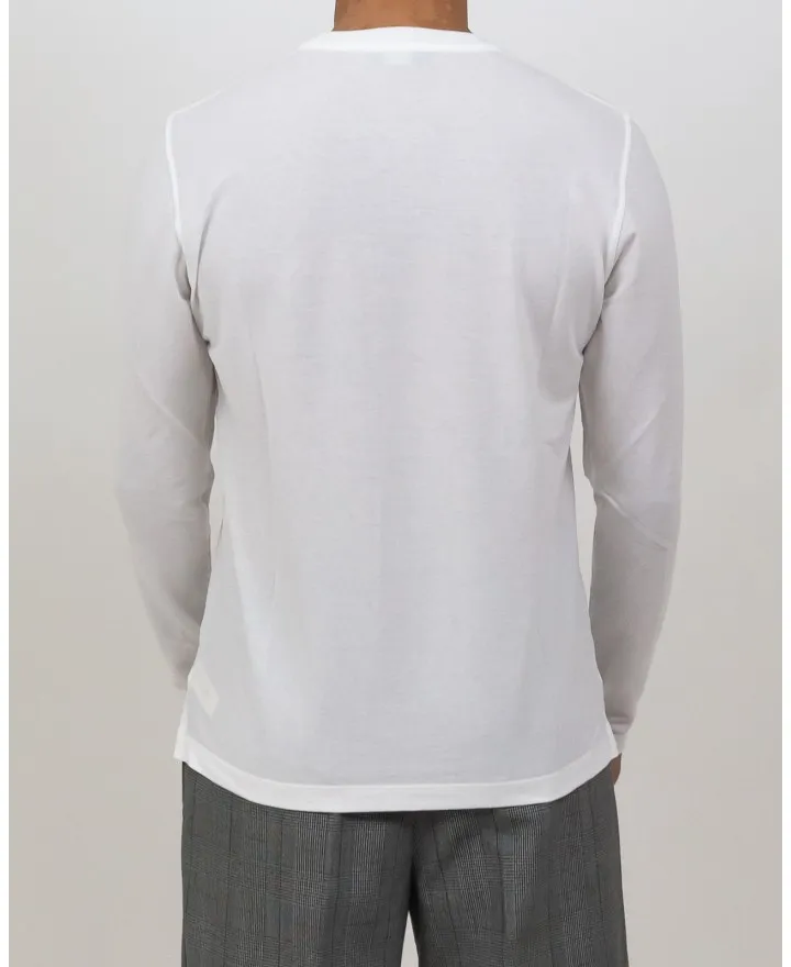 Zanone - T-shirt Sottogiacca Manica Lunga Bianca Uomo