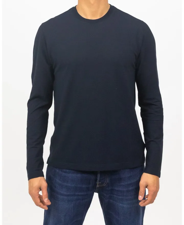 Zanone - T-shirt Sottogiacca Manica Lunga Blu Uomo