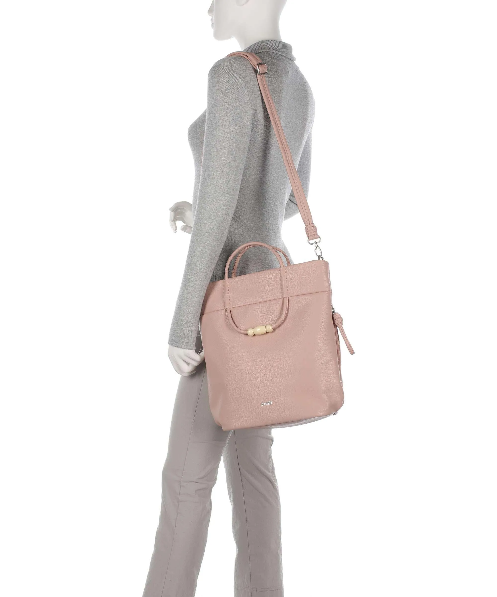  Zwei Perla PE120 Borsa a mano pelle sintetica rosa antico  